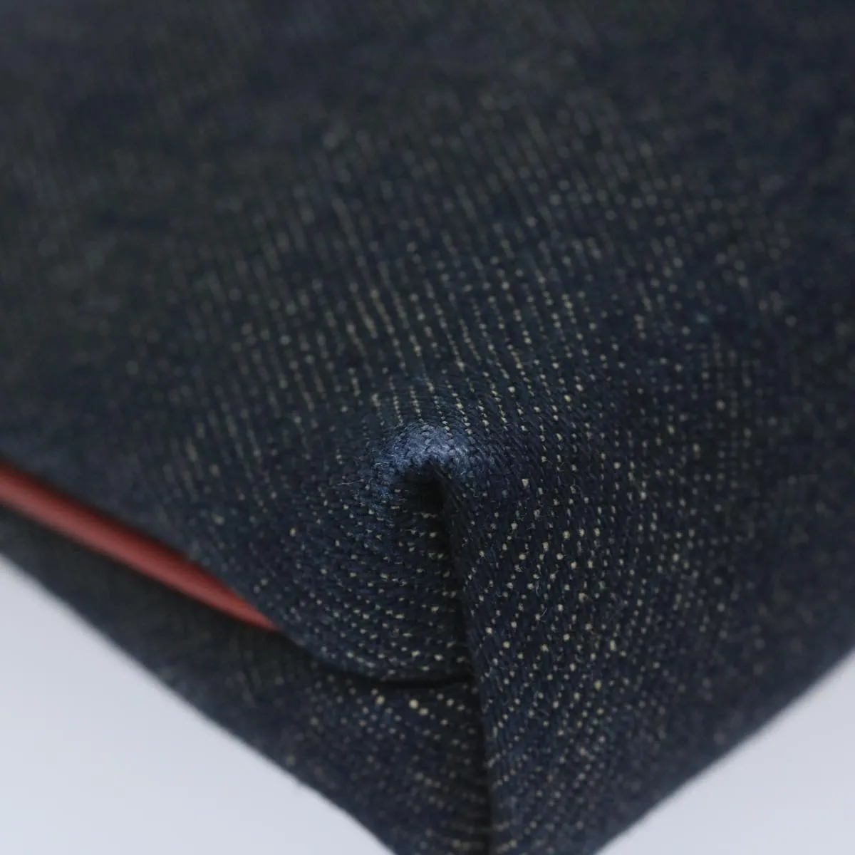 Burberry Blue Label Shoulder Bag Denim Navy Auth hk952