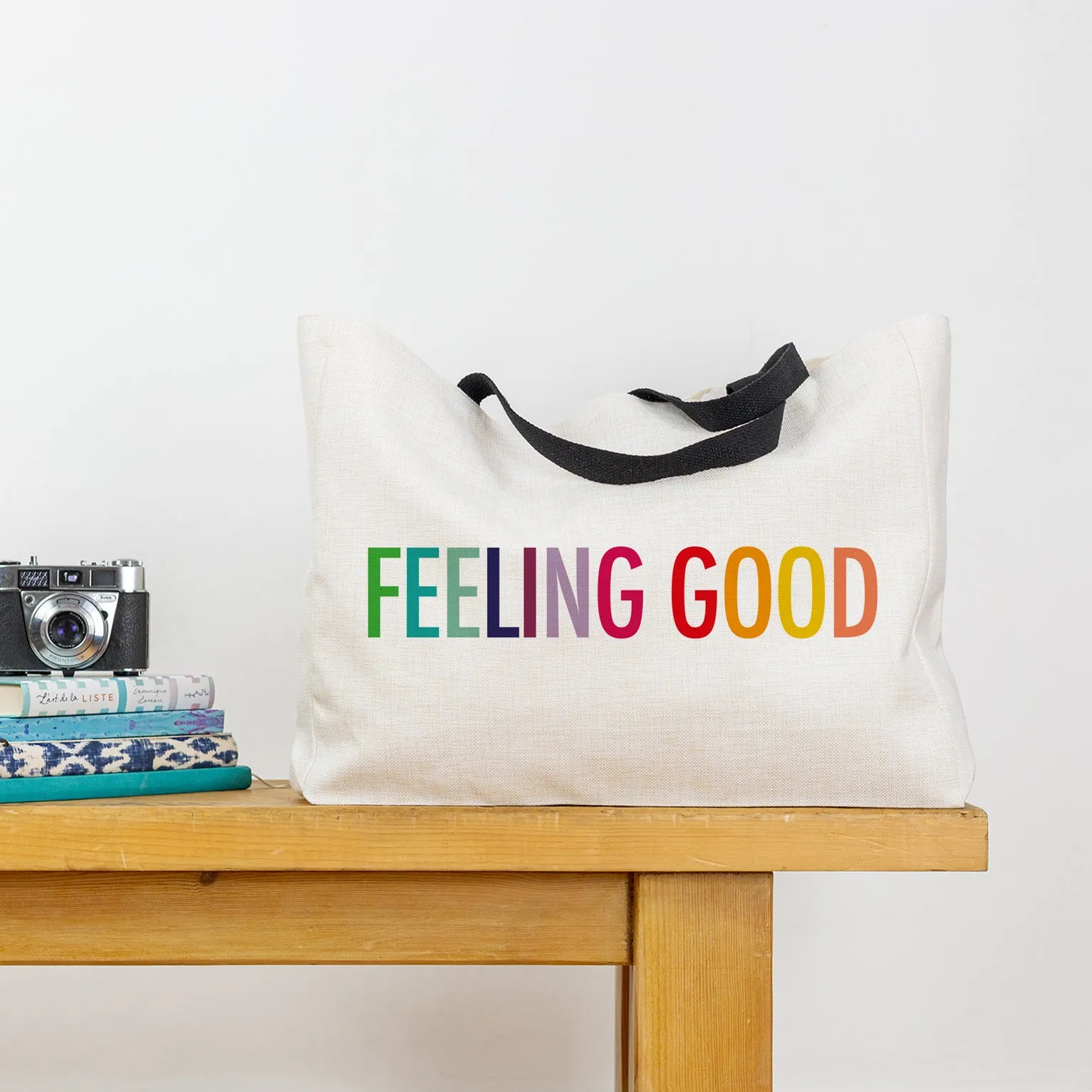 Feeling Good Large Tote Bag