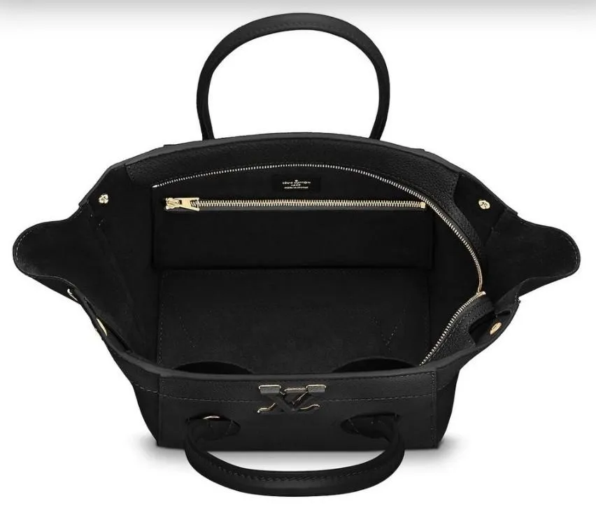 Freedom Leather Handbag, Black