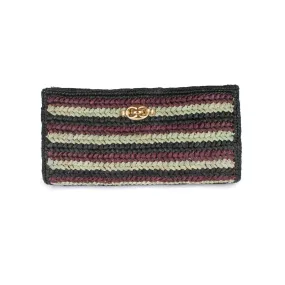Gas Bijoux Raffia Uptown Clutch