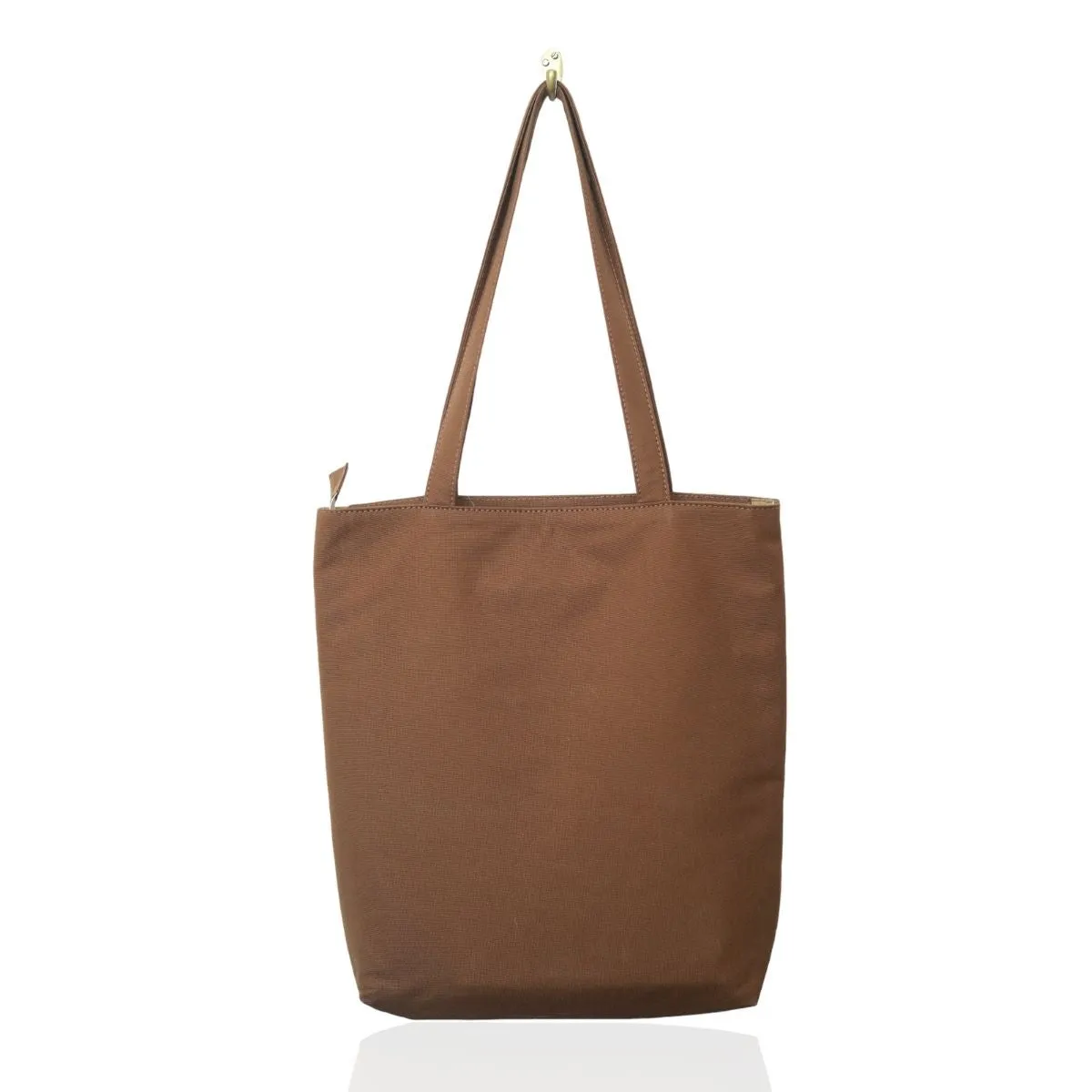 Hand-Crafted Cotton Tote Bag | Gadget Safe | Shoulder Bags | Spacious | Quriky Quote