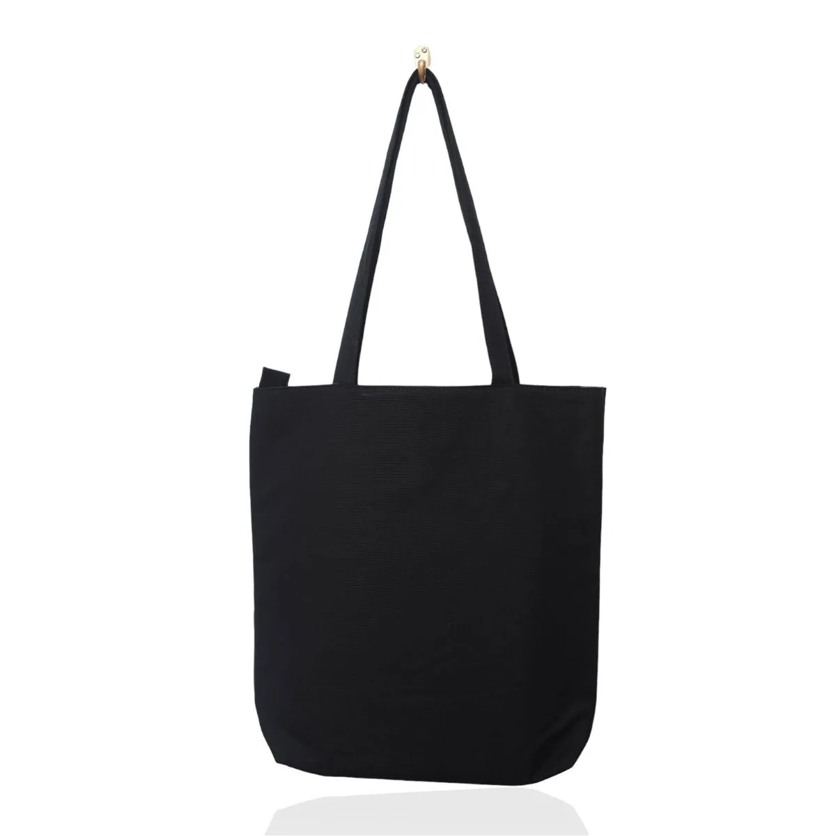 Hand-Crafted Cotton Tote Bag | Gadget Safe | Shoulder Bags | Spacious | Quriky Quote
