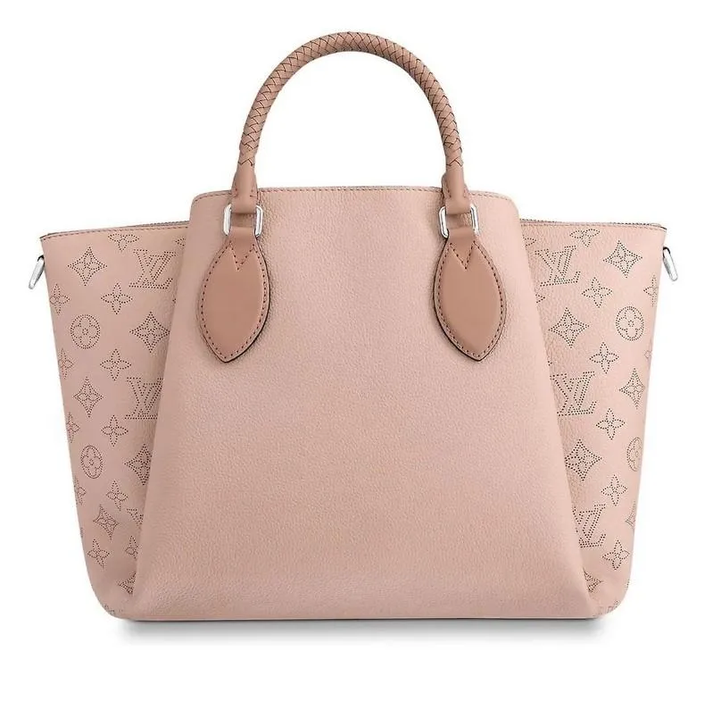 Haumea Monogram Shoulder Bag - Black, Magnolia Pink, Galet Grey