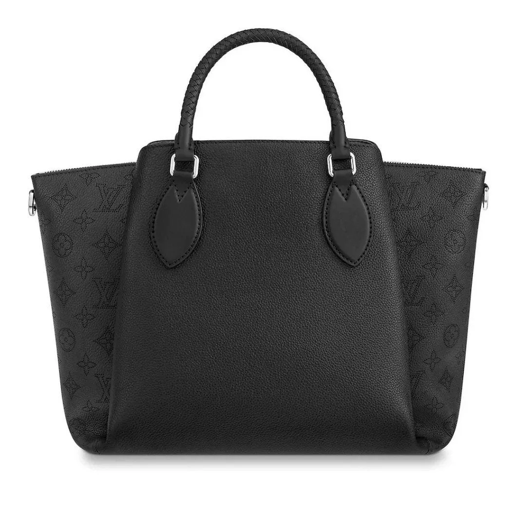 Haumea Monogram Shoulder Bag - Black, Magnolia Pink, Galet Grey
