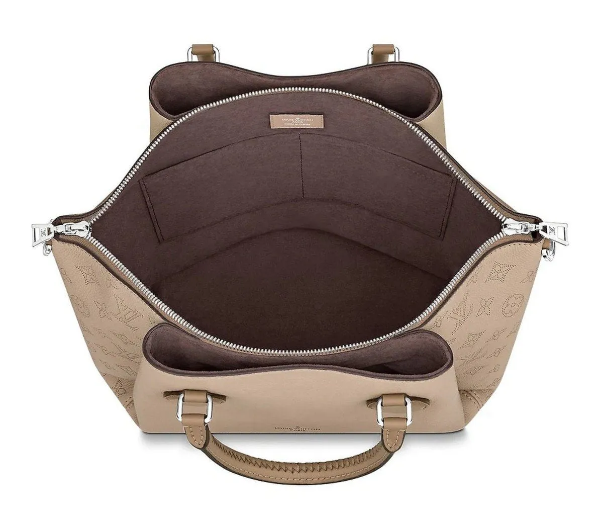 Haumea Monogram Shoulder Bag - Black, Magnolia Pink, Galet Grey