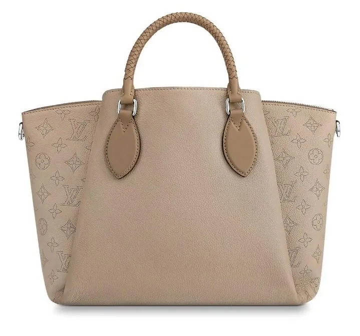 Haumea Monogram Shoulder Bag - Black, Magnolia Pink, Galet Grey