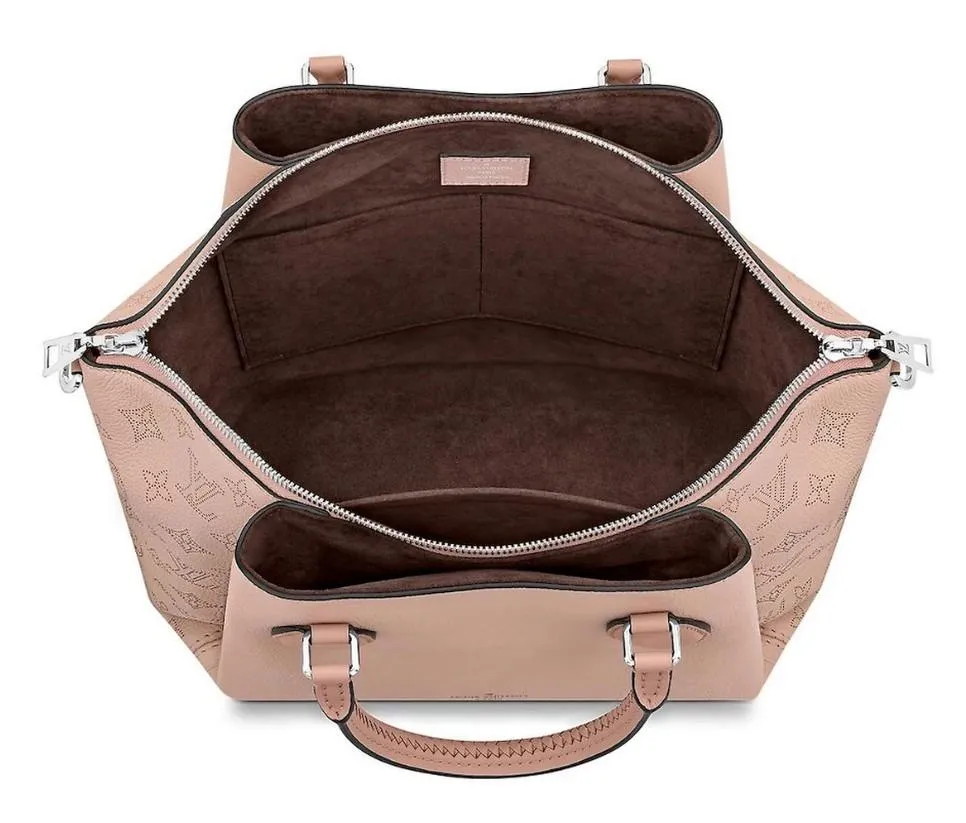 Haumea Monogram Shoulder Bag - Black, Magnolia Pink, Galet Grey