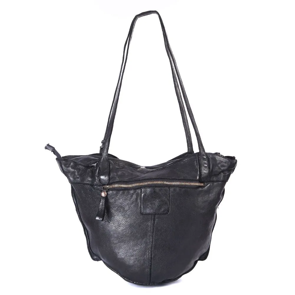Leather Handbag - Bluebell
