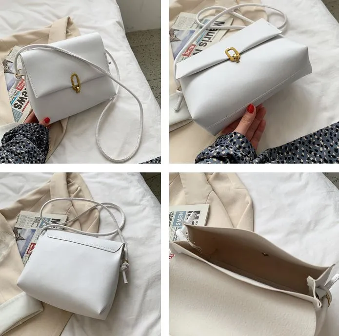 PB156 White Shoulder Bag