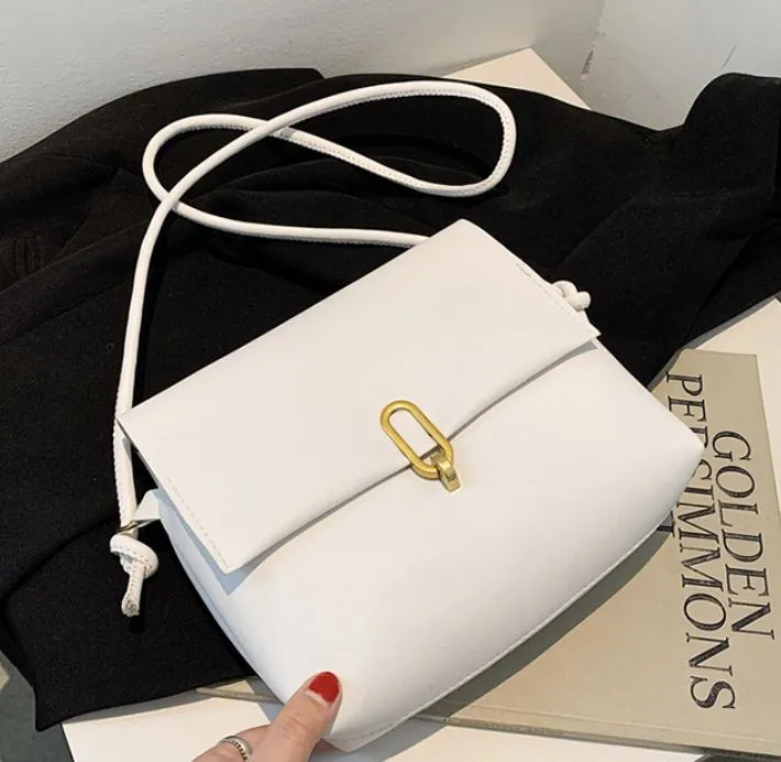 PB156 White Shoulder Bag
