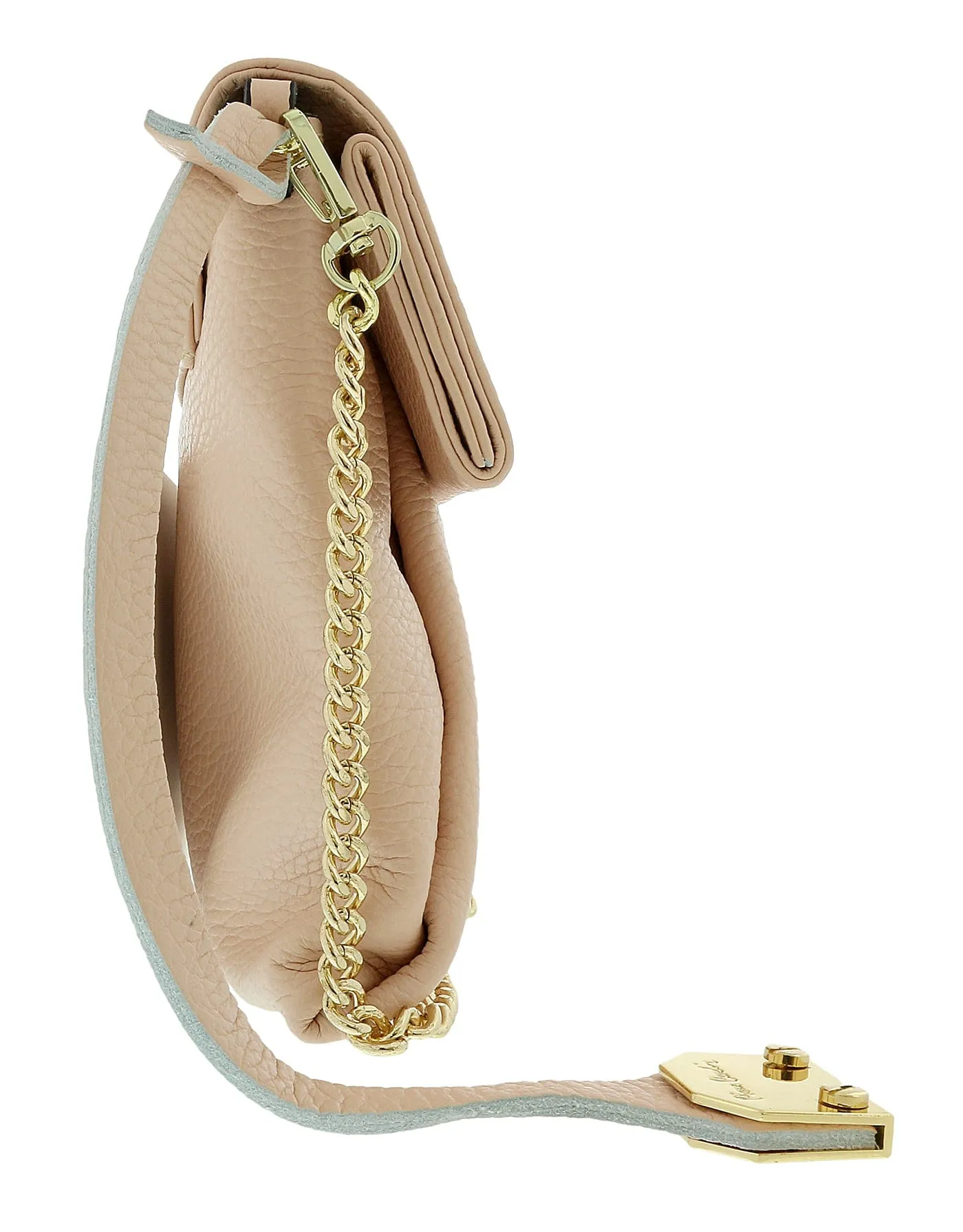 Pierre Cardin Pink Leather Small Slouchy Fashion Clutch