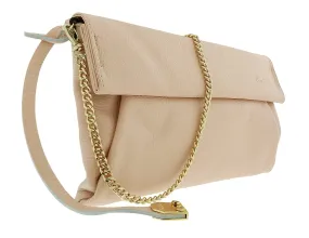 Pierre Cardin Pink Leather Small Slouchy Fashion Clutch
