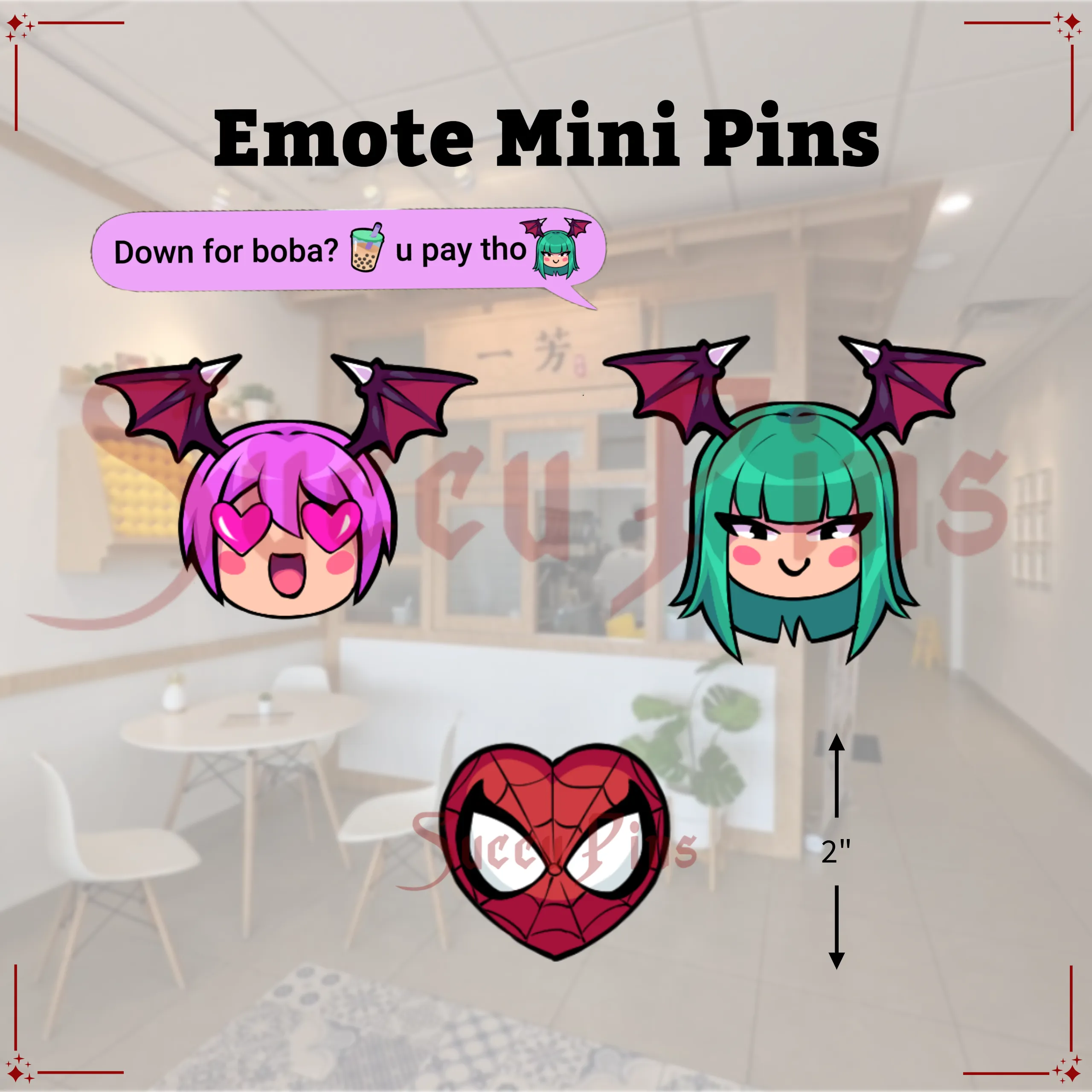 PRESALE: Emote Mini Pins Series 1