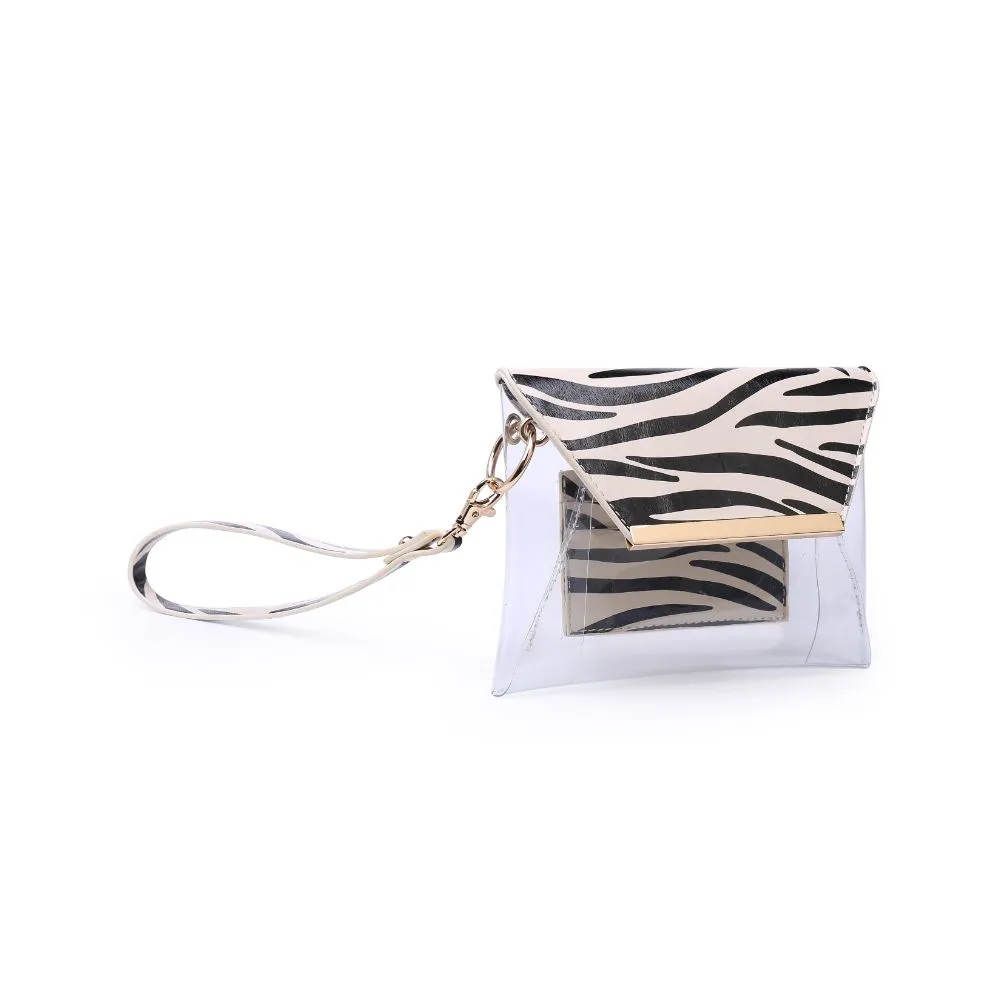 Reese Zebra Wristlet