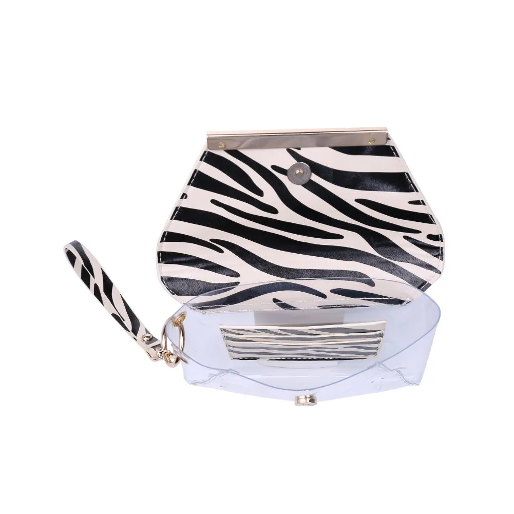 Reese Zebra Wristlet