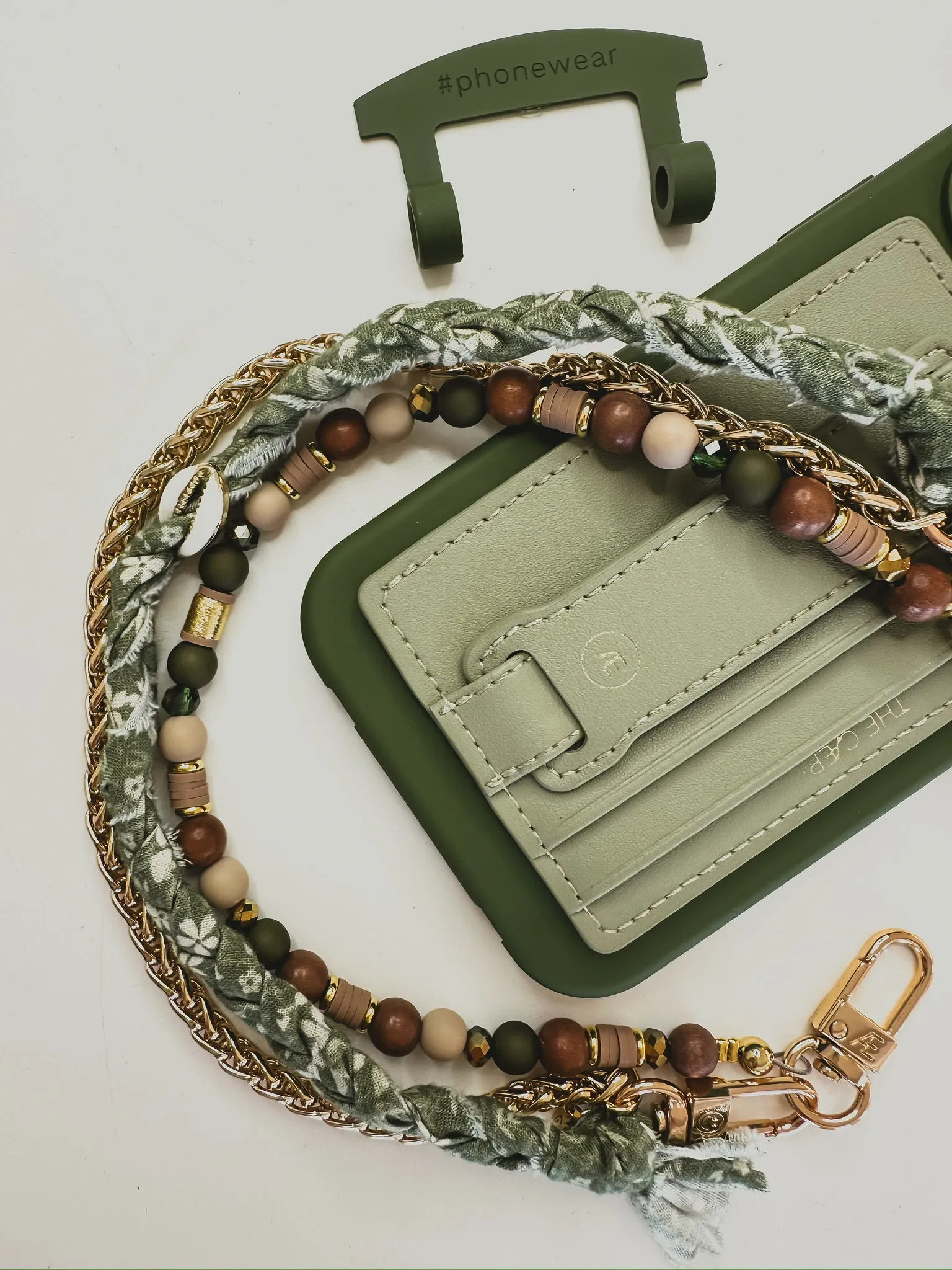 Sage Phone Wristlet