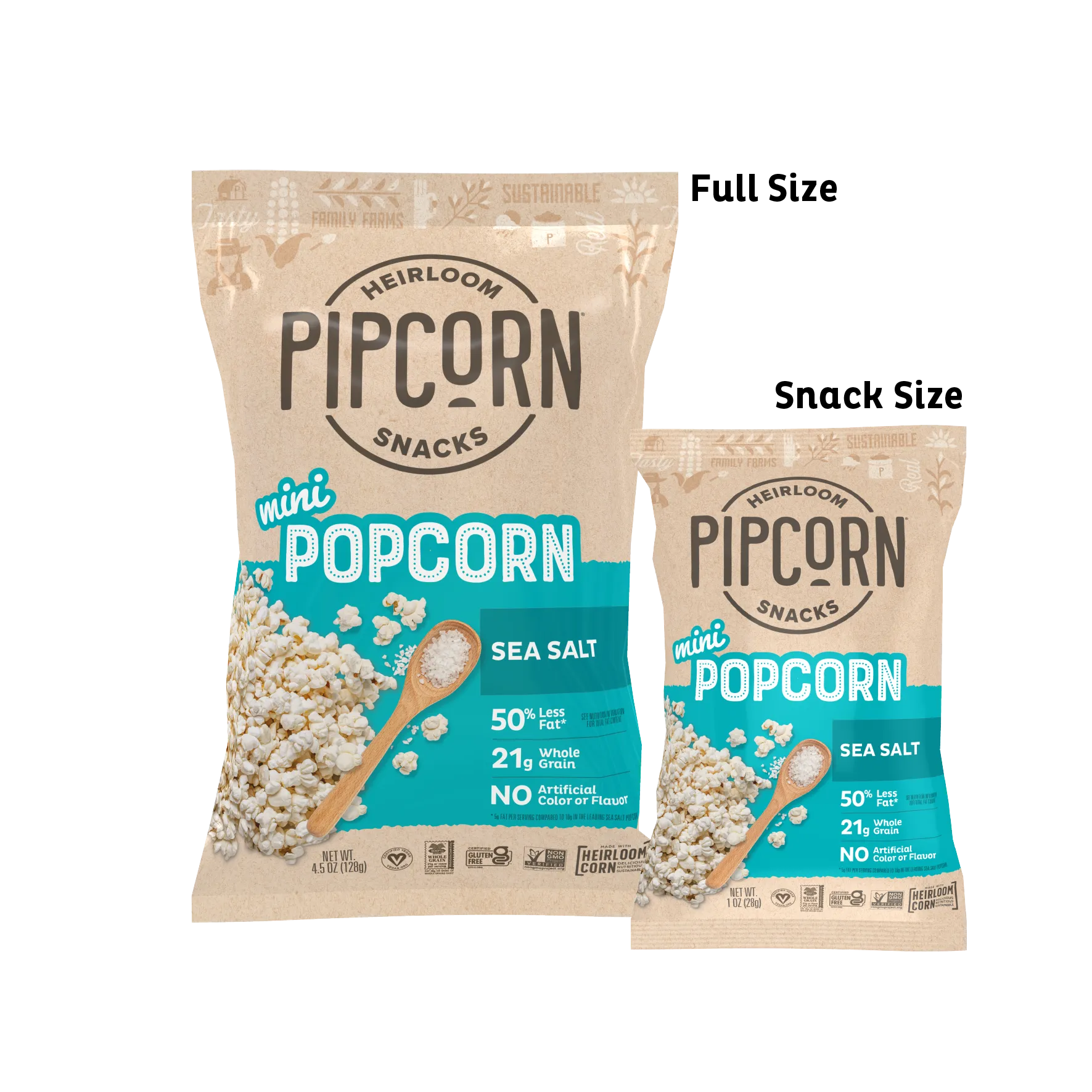 Sea Salt Mini Popcorn