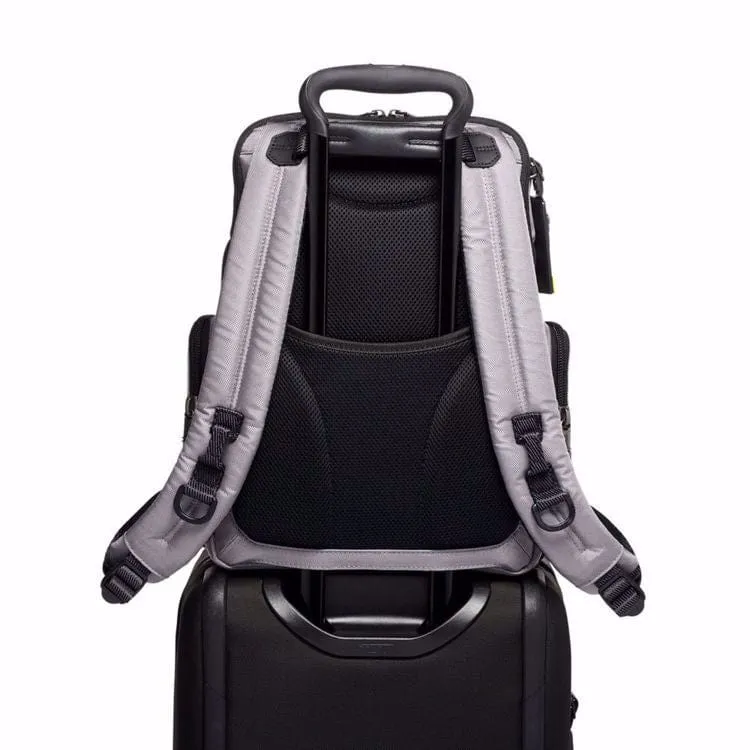 Tumi backpack Alpha Bravo Nathan 15 inch in Grey and Lime