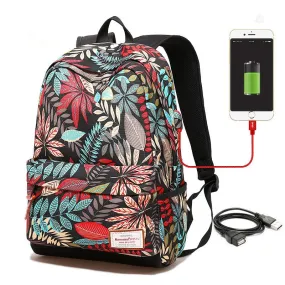 USB charging laptop backpack