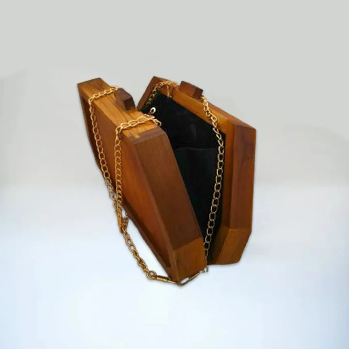 Wooden Clutch Purse