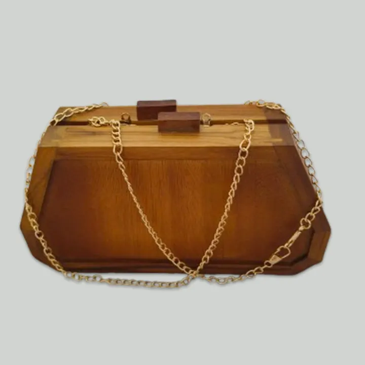 Wooden Clutch Purse