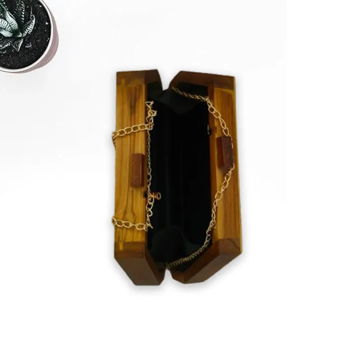 Wooden Clutch Purse